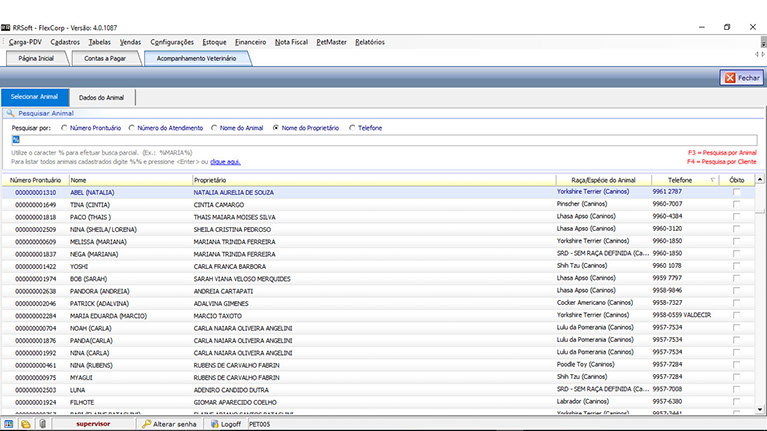 atendimento veterinario pet shop